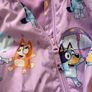 Bluey Rainy Day Print Hooded Puddlesuit (raincoat) in Purple 18-24 months Image 5