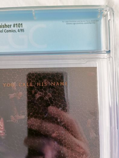 The Punisher Issue 101 CBCS / CGC 9.6 Certified Graded Comic Framed  DC Marvel