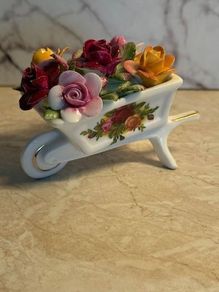 Bone China Wheelbarrow