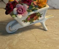 Bone China Wheelbarrow