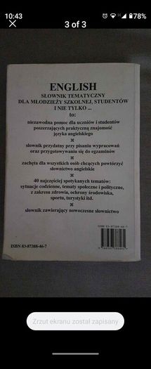 english slownik tematyczny