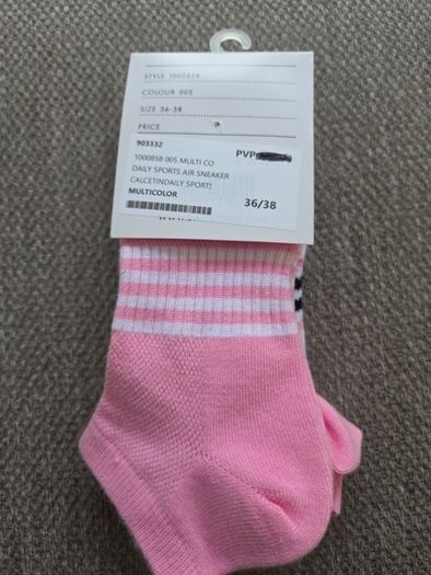 Daily Sports socks x 3 uk3-5 bnwt