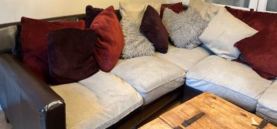 L shaped couch