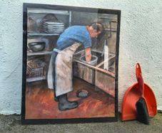 Painting by Mick O'Keefe