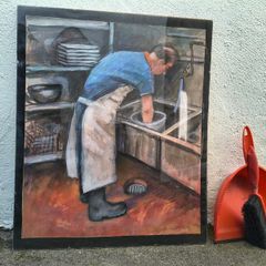 Painting by Mick O'Keefe