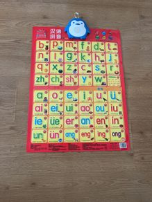 Chinese Pinyin Poster with Audio Recording