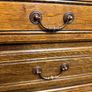 French Vintage Stained Oak Chest of Drawers Image 5