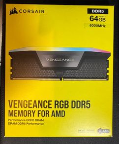 64gb Corsair Vengeance Rgb (2x32gb) Ddr5-6000 Cl30 Expo + Xmp