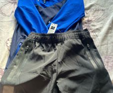 Boys sports zip top and shorts