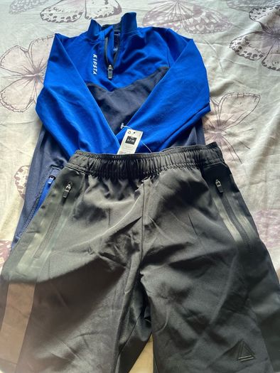 Boys sports zip top and shorts