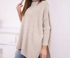 premium quality sweater with turtleneck size uni fits all