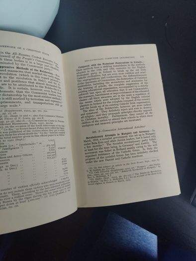 The framework of a christian state by Cahill - Hardback 1932