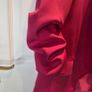 Hot Pink Ruched Sleeve Blazer  size M Image 2