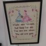 vintage cross stich picture Image 4