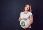 Fish bowl cute ladies T-shirt Tee Top Shirt for expecting new pregnant mom