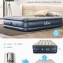 King Air Bed, Inflatable Mattress with Built-in Electric Pump, Double Queen Size 3 Mins Quick Self-Inflation/Deflation Blow Up Bed, Guest Air Mattress for Home Camping Travel 203x152x46cm Image 5