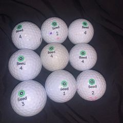 (9) Seed SD-15 golf balls
