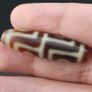 Antique Himalayan 4 Eyes Tibetan Agate Dzi Bead Amulet Image 9