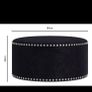 Black pouffe Image 3