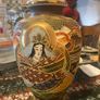 Pair of large Japanese satsuma vases free postage Image 4