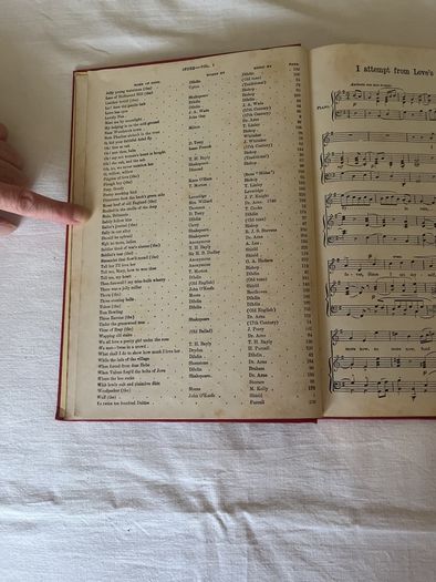 The songs of England volume I, 1894 edited by J.L.Hatton, Royal edition book and The News Chronicle Song book compiled by T.P.Ratcliff book