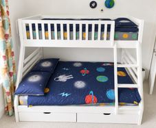 Triple Bunk Double and Single Kids Bed