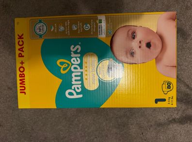 80 pampers diapers size 1