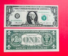 USA  1 Dollar 1974  LETTER  ( B 2 )  New  York. ( Uncirculated )