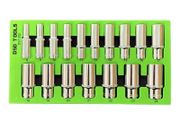 DSD Tools 17-Piece 3/8" Drive 12-Point Deep Socket Set