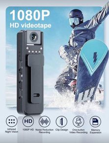 New secret body camera 1080p hd 180oC capture
