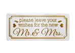 Metal Wedding Sign