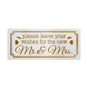 Metal Wedding Sign