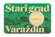 Croatia 2 Euro Commemorative Coin 2024 - The Old Town of Varazdin. Coincard. Uncirculated.