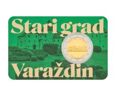 Croatia 2 Euro Commemorative Coin 2024 - The Old Town of Varazdin. Coincard. Uncirculated.