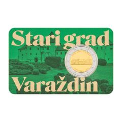 Croatia 2 Euro Commemorative Coin 2024 - The Old Town of Varazdin. Coincard. Uncirculated.