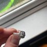 18Ct White Gold Cushion Cluster Diamond Image 3