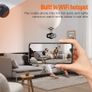 A9 Magnetic Mini WiFi Camera Wireless 1080P for Smart Home Security, Supports Live View, Human & Pet Detection,Car Nanny Cam, Sound & Portable Baby Small Video Cameras (Black) Image 4
