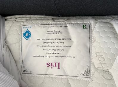 bed + mattress + bedside