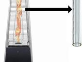 BU-KO Glass Tube Replacement for Pyramid Gas Patio Heater
