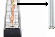 BU-KO Glass Tube Replacement for Pyramid Gas Patio Heater