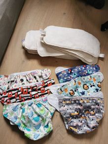 baby cloth/reusable nappies+inserts
