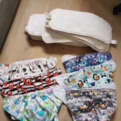 baby cloth/reusable nappies+inserts