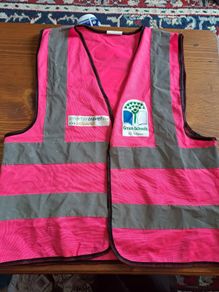 Pink GreenSchools Hi Vis Safety Vest Reflective
