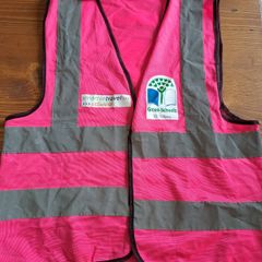 Pink GreenSchools Hi Vis Safety Vest Reflective