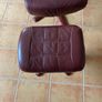 Chair & footstool - swivel chair Image 2