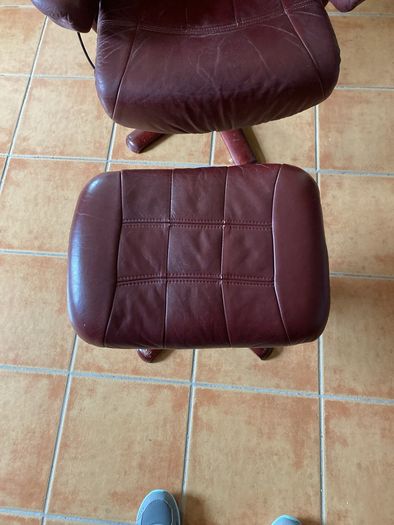 Chair & footstool - swivel chair