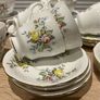 Vintage 1970s Bone China Tea Sets - Floral Pattern with Gold Trim Image 6