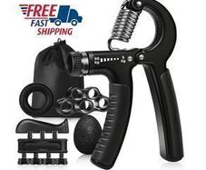 PRO Hand Exerciser Grip Strengthener Set 5 Pcs Forearm Muscle Builder - FREE DELIVERY OR PICK UP IN STORE