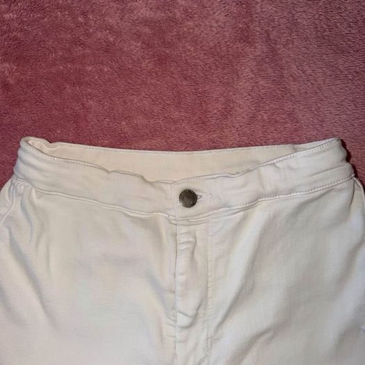 Topshop white Joni jeans