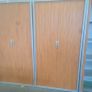 2 metre executive metal tambour storage cabinets Image 3